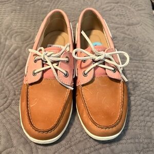 Sperry Pink and Tan Women's Shoes